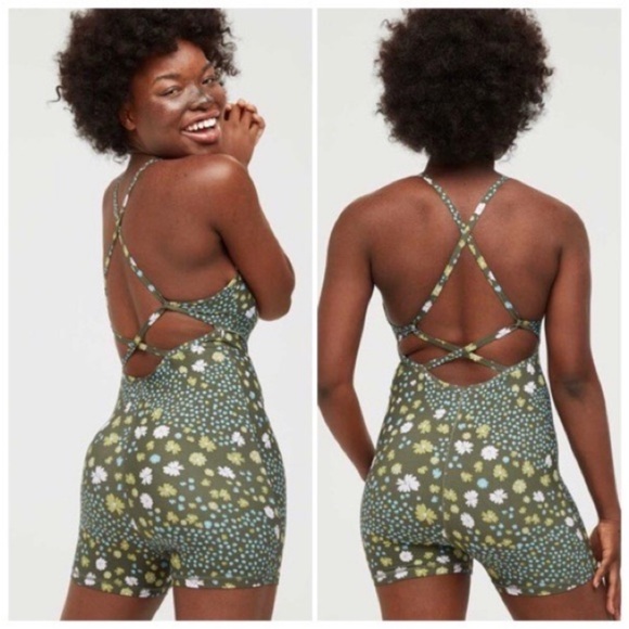 Arie romper 3” inseam floral pattern - Picture 5 of 5